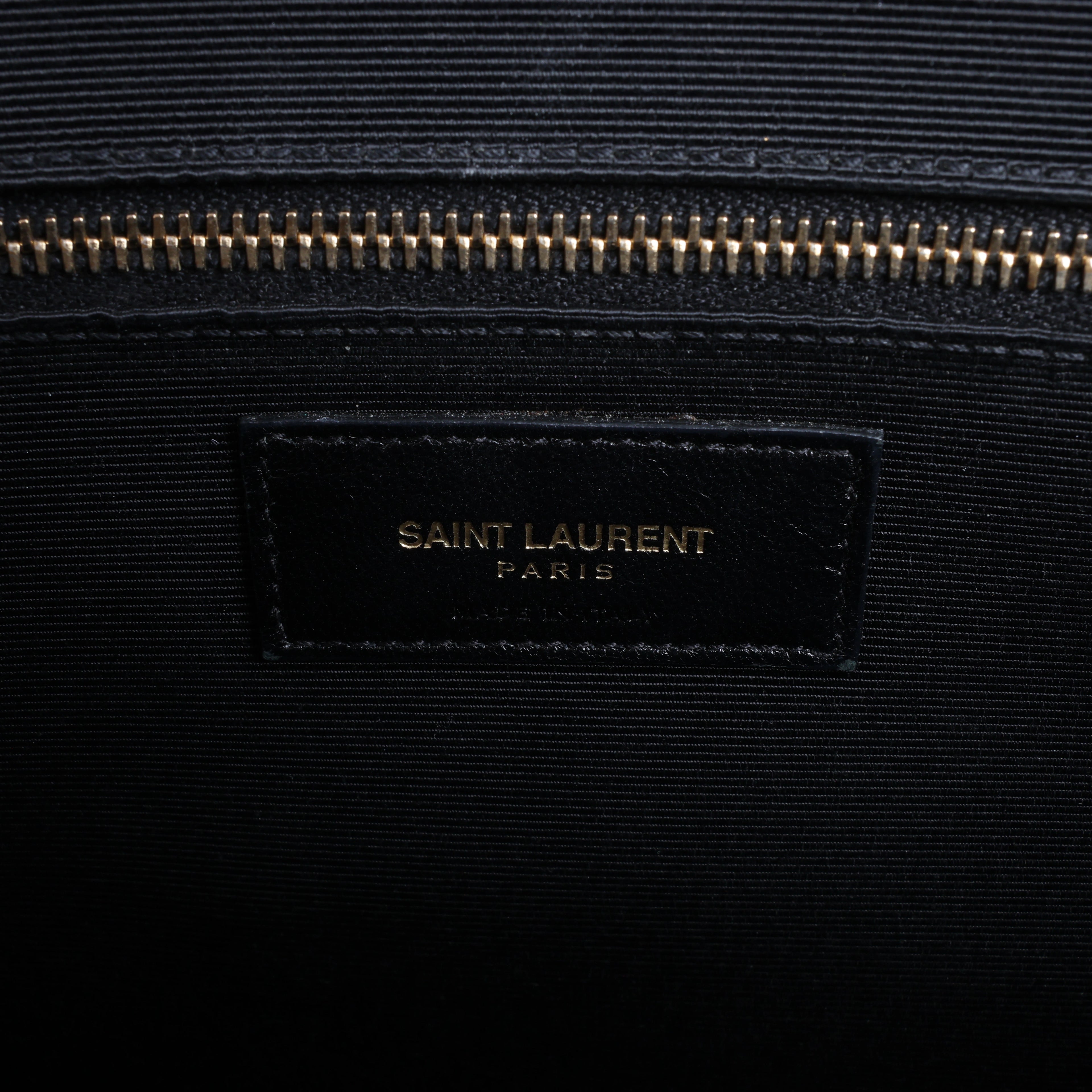 Saint Laurent Paris Sac de Jour Leather Handbag in Brown