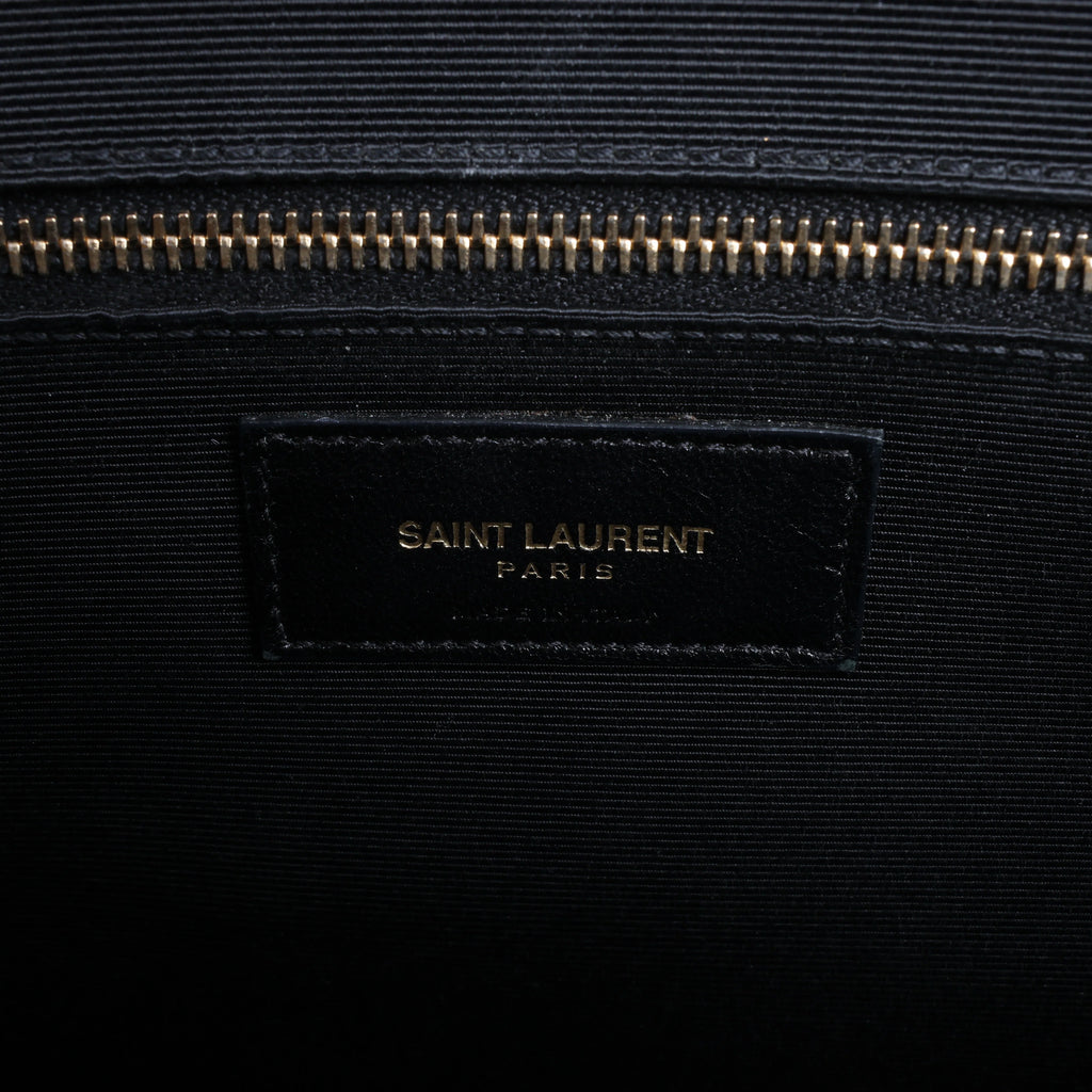 Saint Laurent Paris Sac de Jour Leather Handbag in Brown
