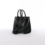 Bolso de mano de piel Sac de Jour de Saint Laurent Paris en color burdeos 347543