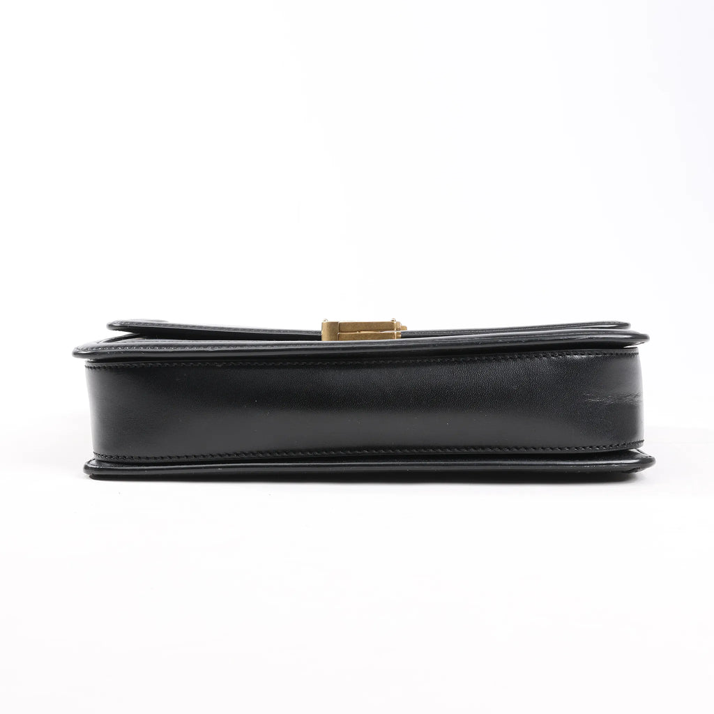 Saint Laurent Paris Solferino Leather Shoulder bag in Black 634305