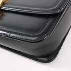 Saint Laurent Paris Solferino Leather Shoulder bag in Black 634305