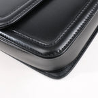 Saint Laurent Paris Solferino Leather Shoulder bag in Black 634305