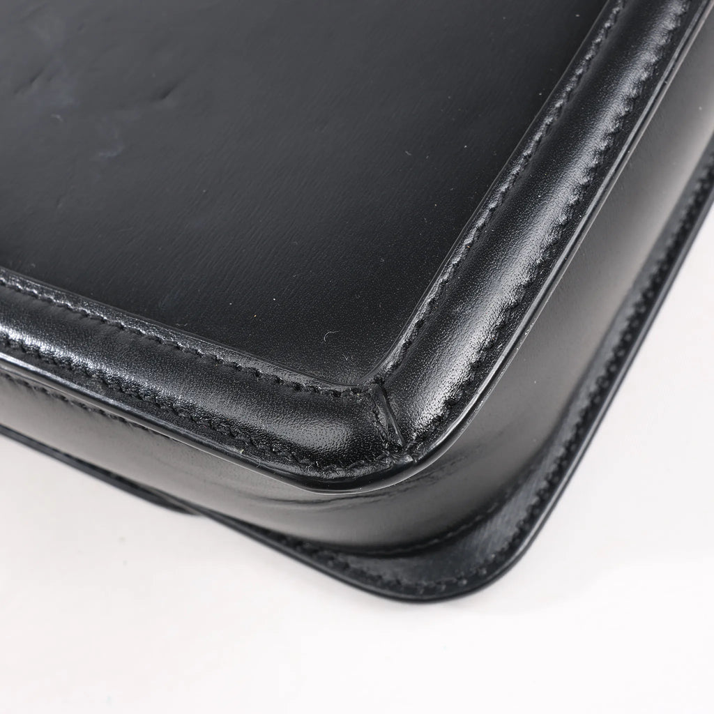 Saint Laurent Paris Solferino Leather Shoulder bag in Black 634305