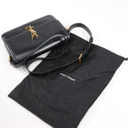 Saint Laurent Paris Solferino Leather Shoulder bag in Black 634305