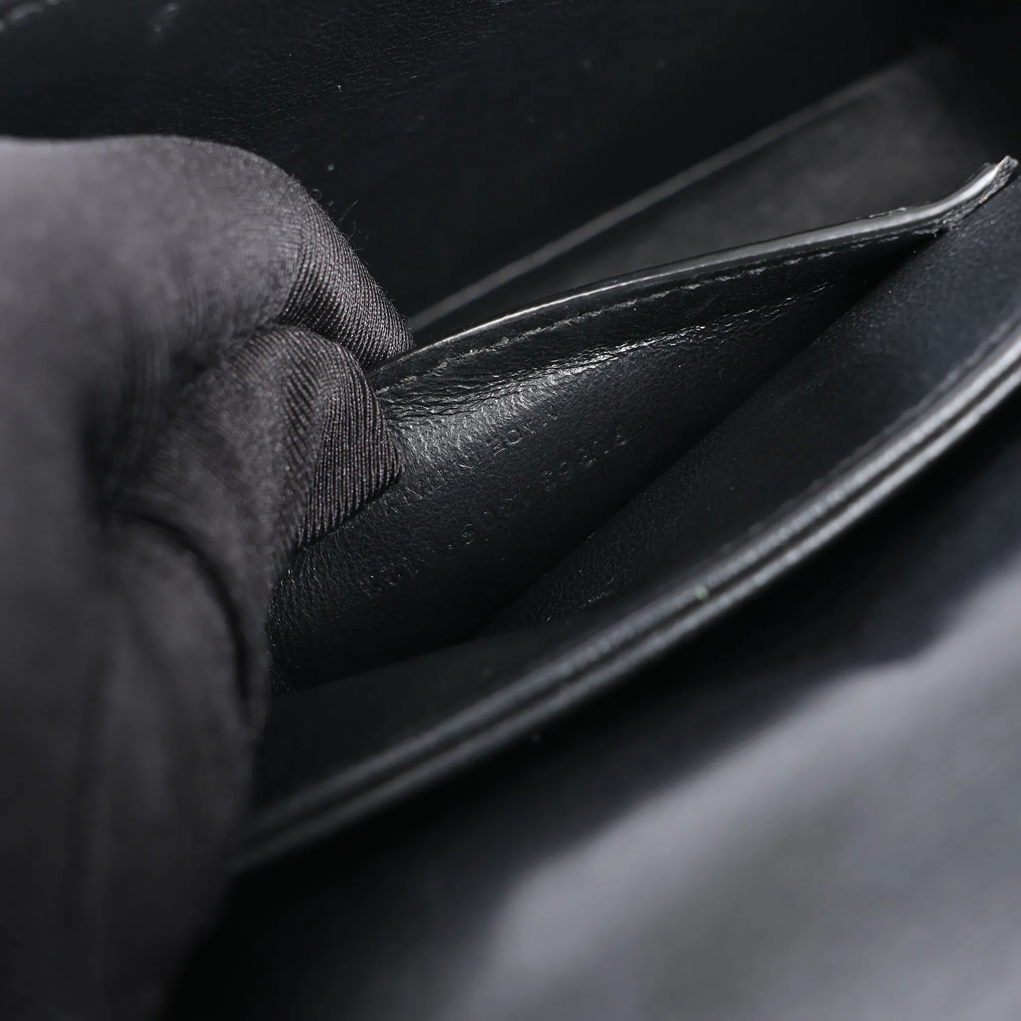 Saint Laurent Paris Solferino Leather Shoulder bag in Black 634305
