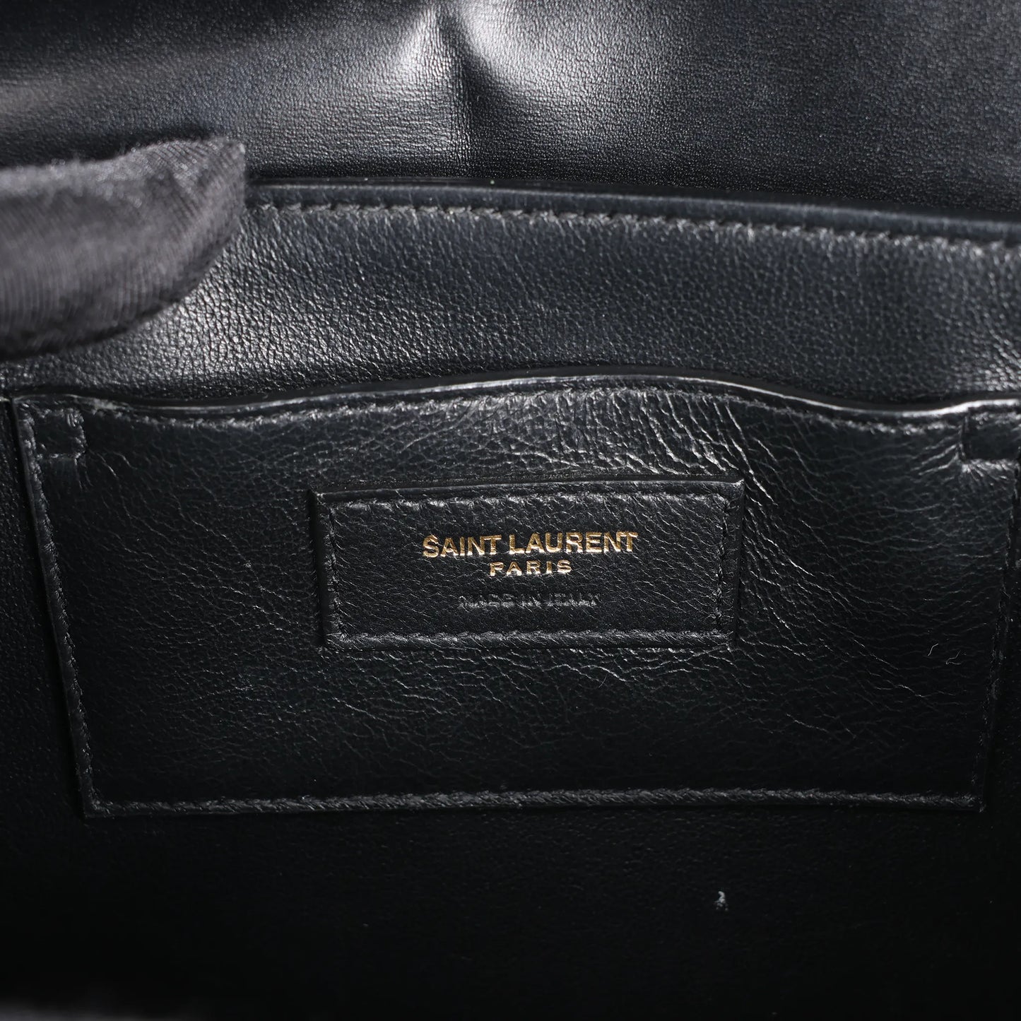Saint Laurent Paris Solferino Leather Shoulder bag in Black 634305