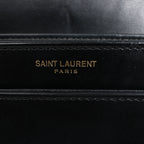 Saint Laurent Paris Solferino Leather Shoulder bag in Black 634305