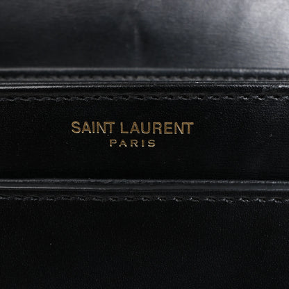 Saint Laurent Paris Solferino Leather Shoulder bag in Black 634305