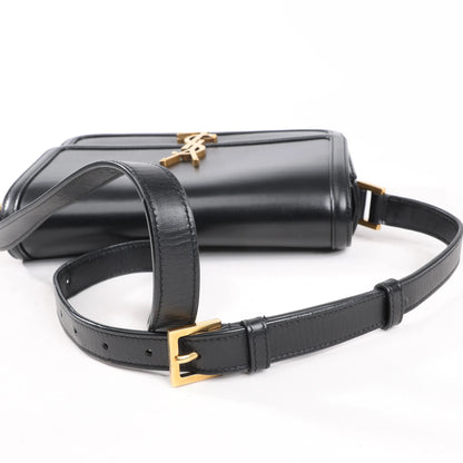 Saint Laurent Paris Solferino Leather Shoulder bag in Black 634305