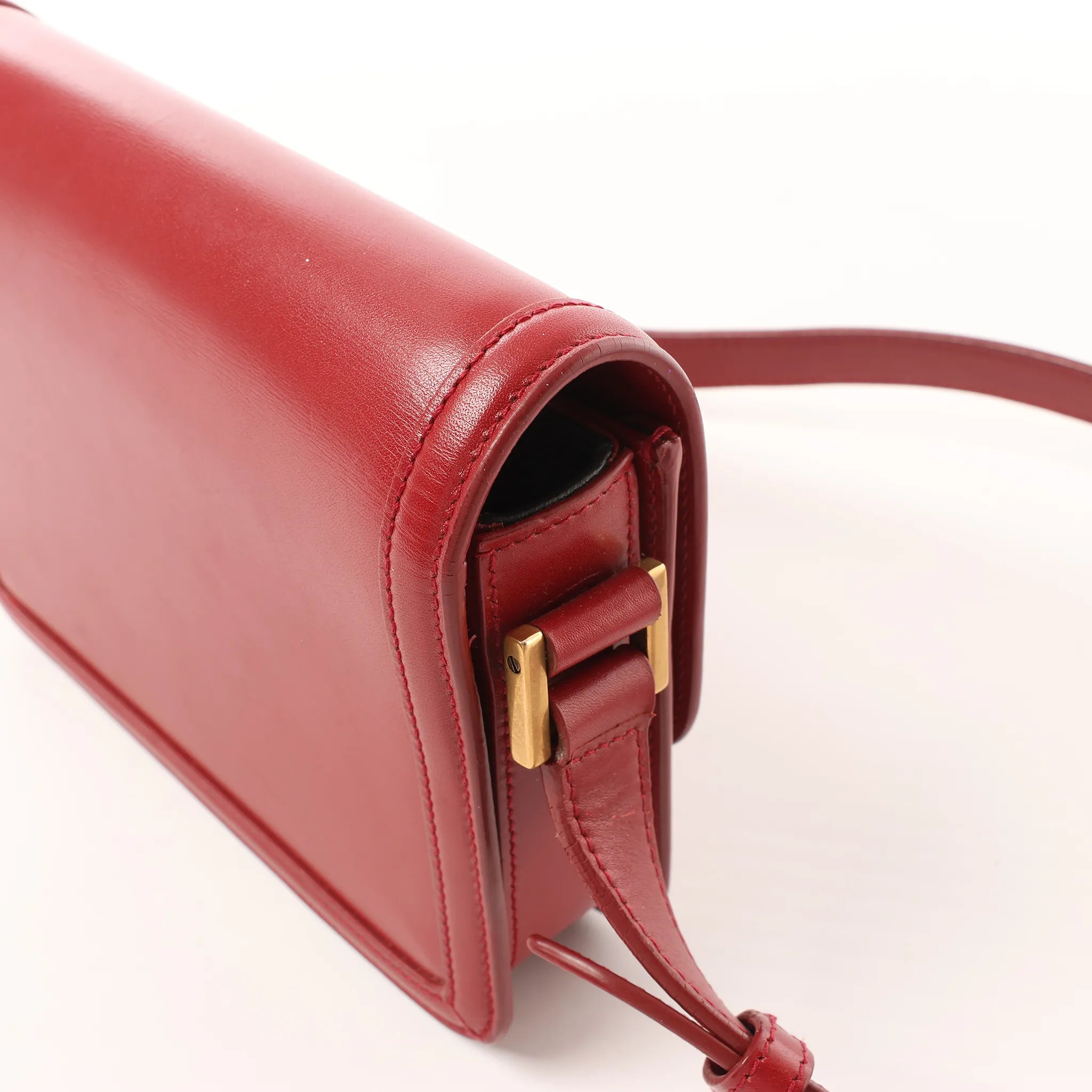 Saint Laurent Paris Solferino Leather Crossbody bag in Red 634306