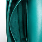 Saint Laurent Paris Sunset Leather Chain Crossbody Bag in Green 442906