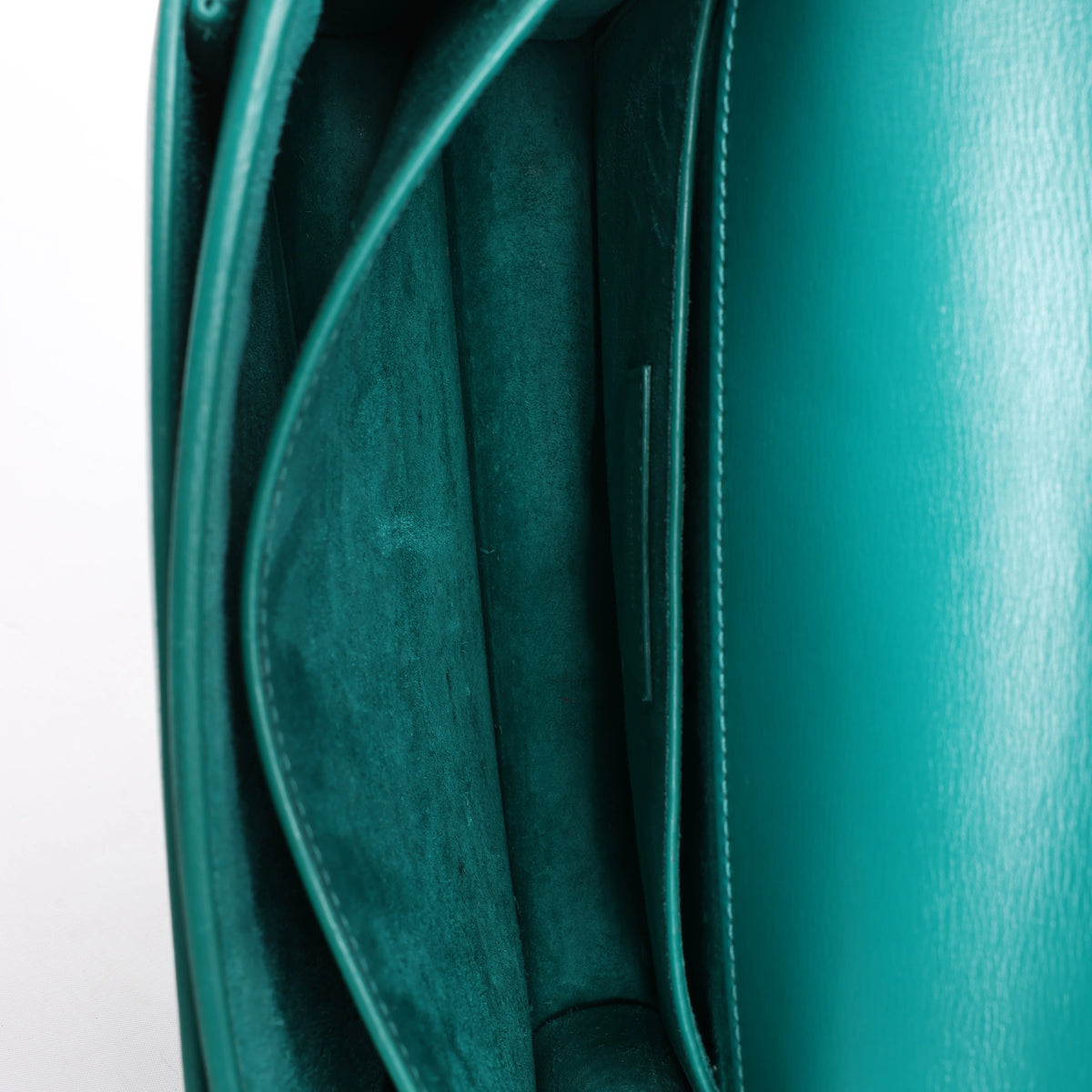 Saint Laurent Paris Sunset Leather Chain Crossbody Bag in Green 442906