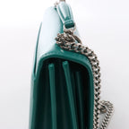 Saint Laurent Paris Sunset Leather Chain Crossbody Bag in Green 442906