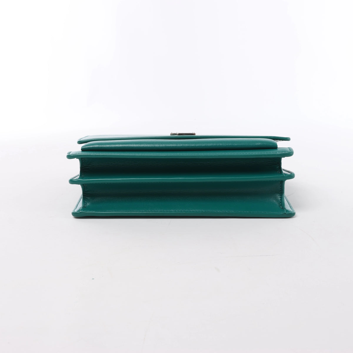 Saint Laurent Paris Sunset Leather Chain Crossbody Bag in Green 442906