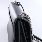 Saint Laurent Paris Sunset Leather Chain Crossbody Bag in Black 442906