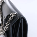 Saint Laurent Paris Sunset Leather Chain Crossbody Bag in Black 442906