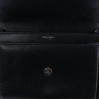 Saint Laurent Paris Sunset Leather Chain Crossbody Bag in Black 442906