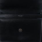 Saint Laurent Paris Sunset Leather Chain Crossbody Bag in Black 442906
