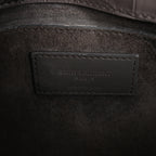 Saint Laurent Paris Sunset Medium Mock Croc Shoulder Bag in Gray 442906
