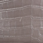 Saint Laurent Paris Sunset Medium Mock Croc Shoulder Bag in Gray 442906