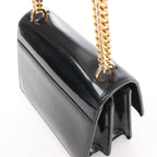 Saint Laurent Paris Sunset Small Patent Leather Crossbody Bag in Black 441972