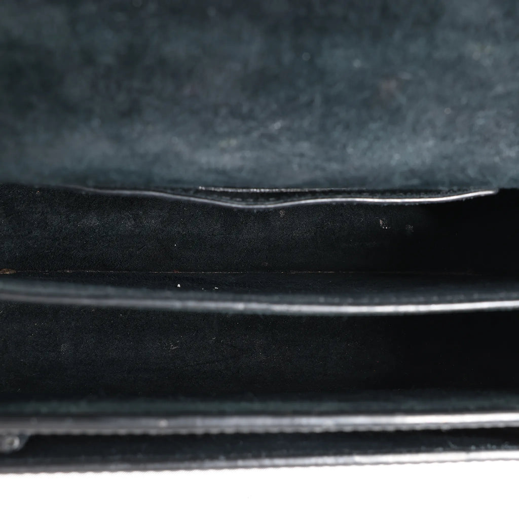 Saint Laurent Paris Sunset Small Patent Leather Crossbody Bag in Black 441972