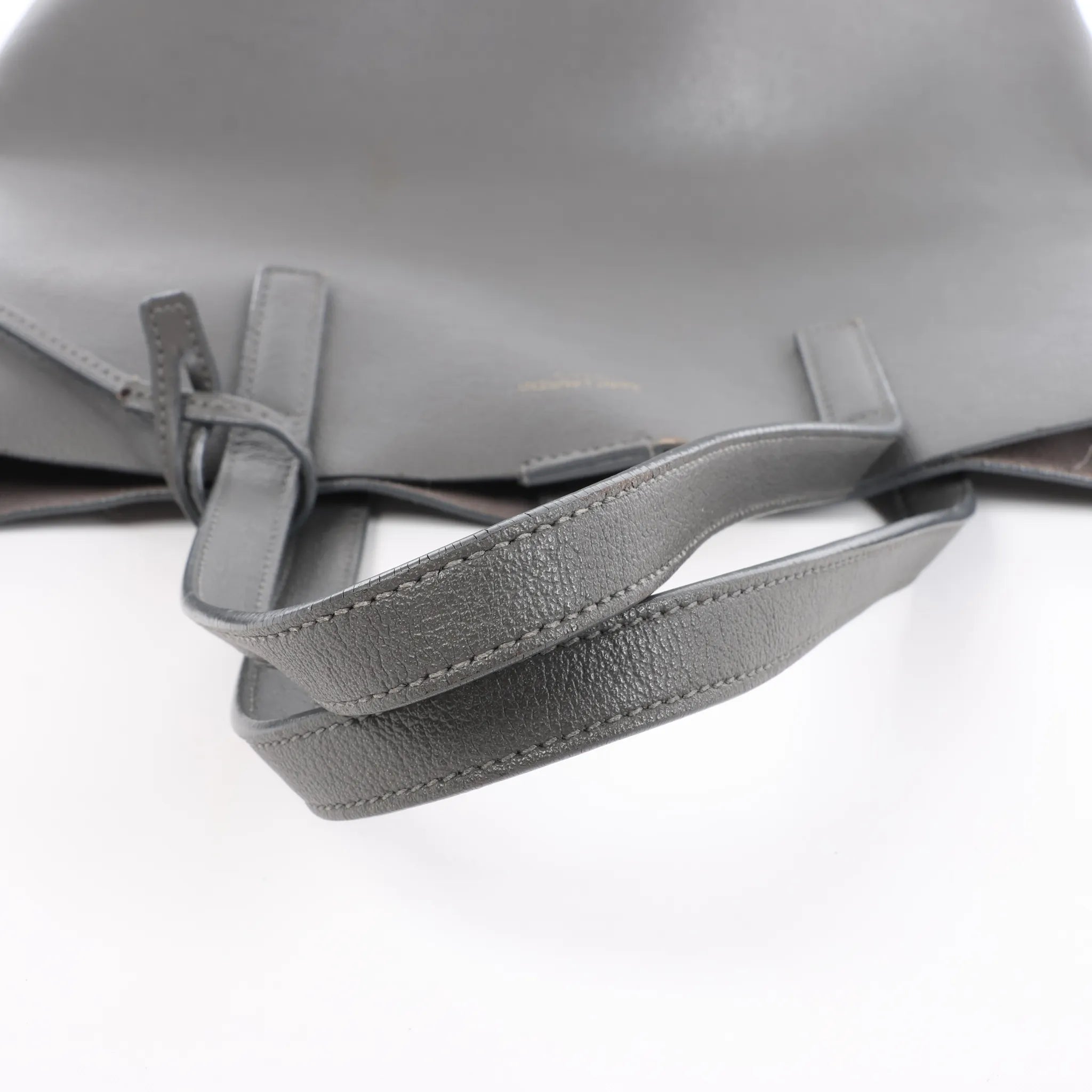 Saint Laurent Paris Toy Shopping Leather 2Way Handbag in Gray 600307