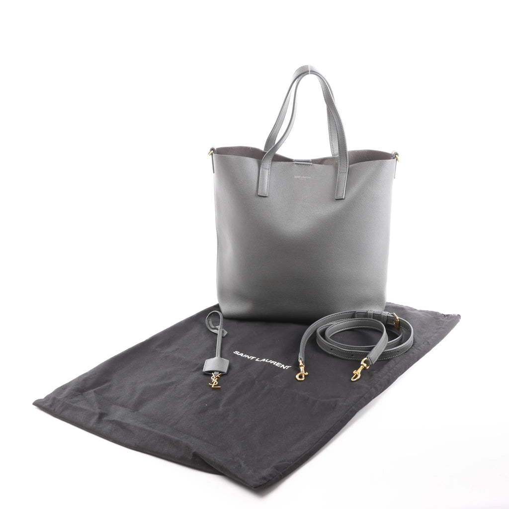 Saint Laurent Paris Toy Shopping Leather 2Way Handbag in Gray 600307