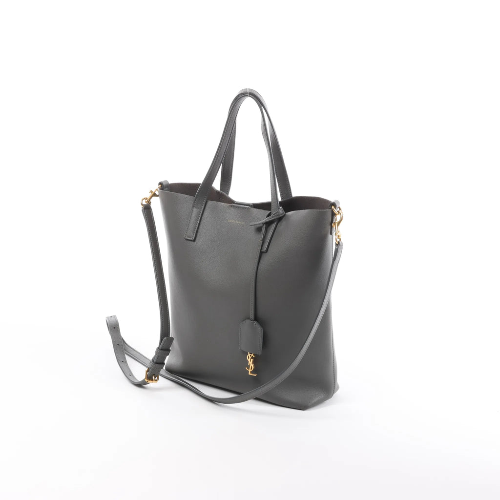 Saint Laurent Paris Toy Shopping Leather 2Way Handbag in Gray 600307
