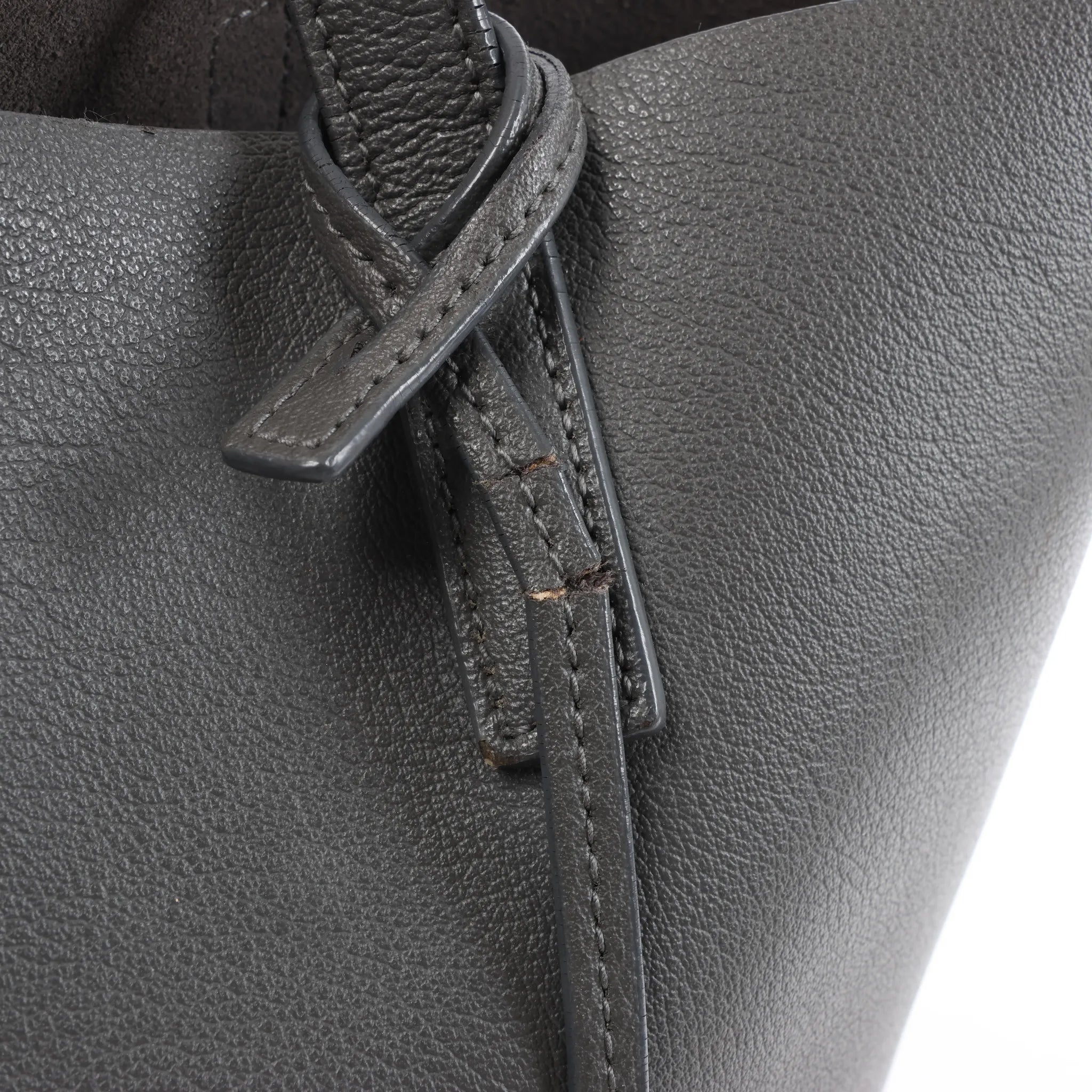 Saint Laurent Paris Toy Shopping Leather 2Way Handbag in Gray 600307