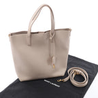 Saint Laurent Paris Toy Shopping Leather 2Way Handbag in Beige 498612