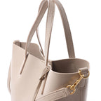 Saint Laurent Paris Toy Shopping Leather 2Way Handbag in Beige 498612