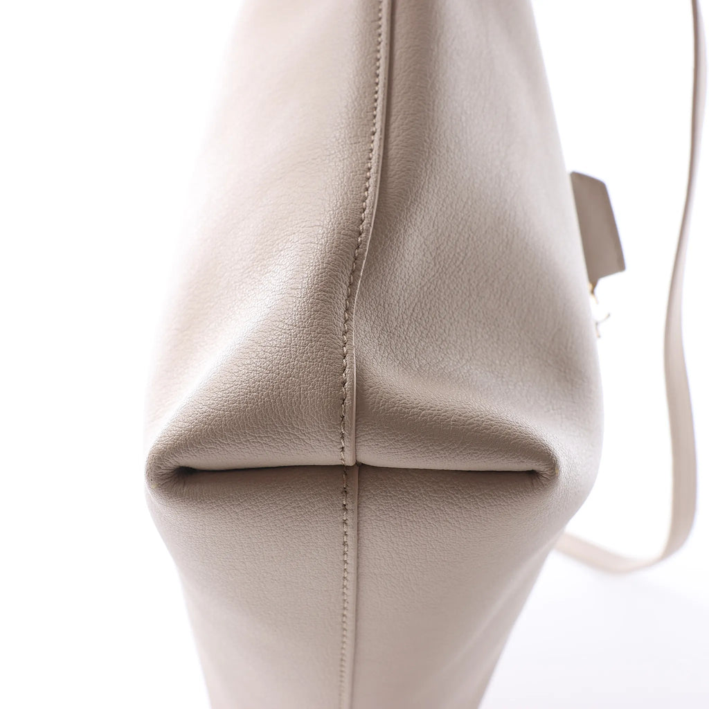 Saint Laurent Paris Toy Shopping Leather 2Way Handbag in Beige 498612