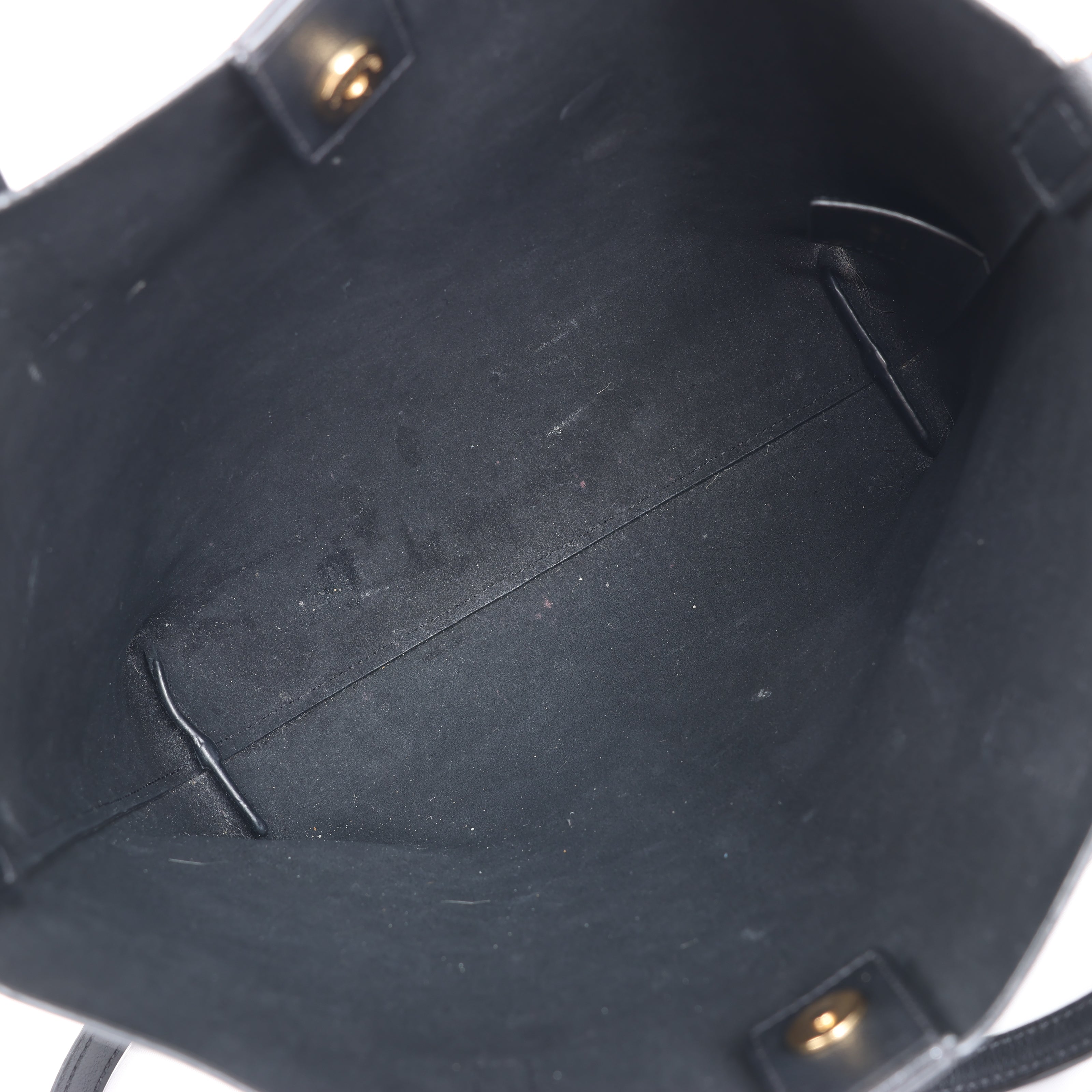 Saint Laurent Paris Toy Shopping Leather 2Way Handbag in Black