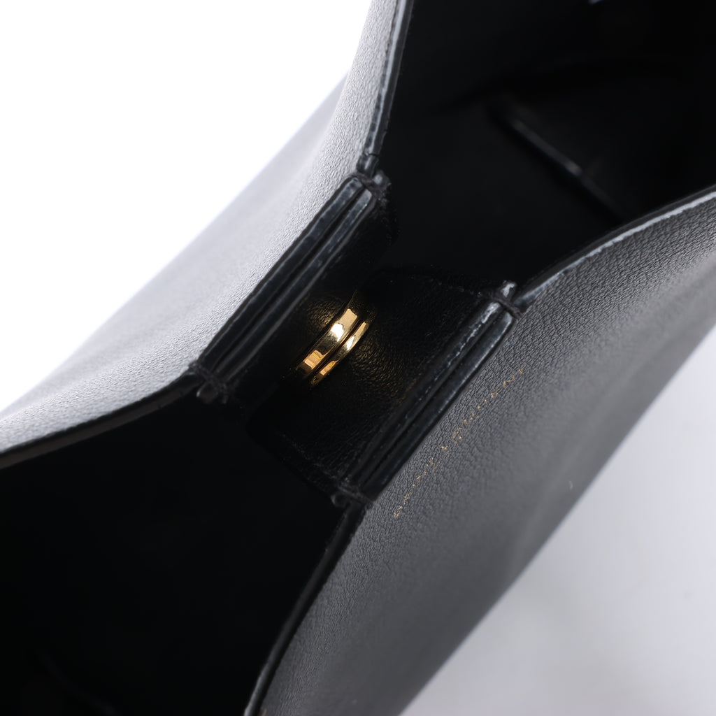 Saint Laurent Paris Toy Shopping Leather 2Way Handbag in Black