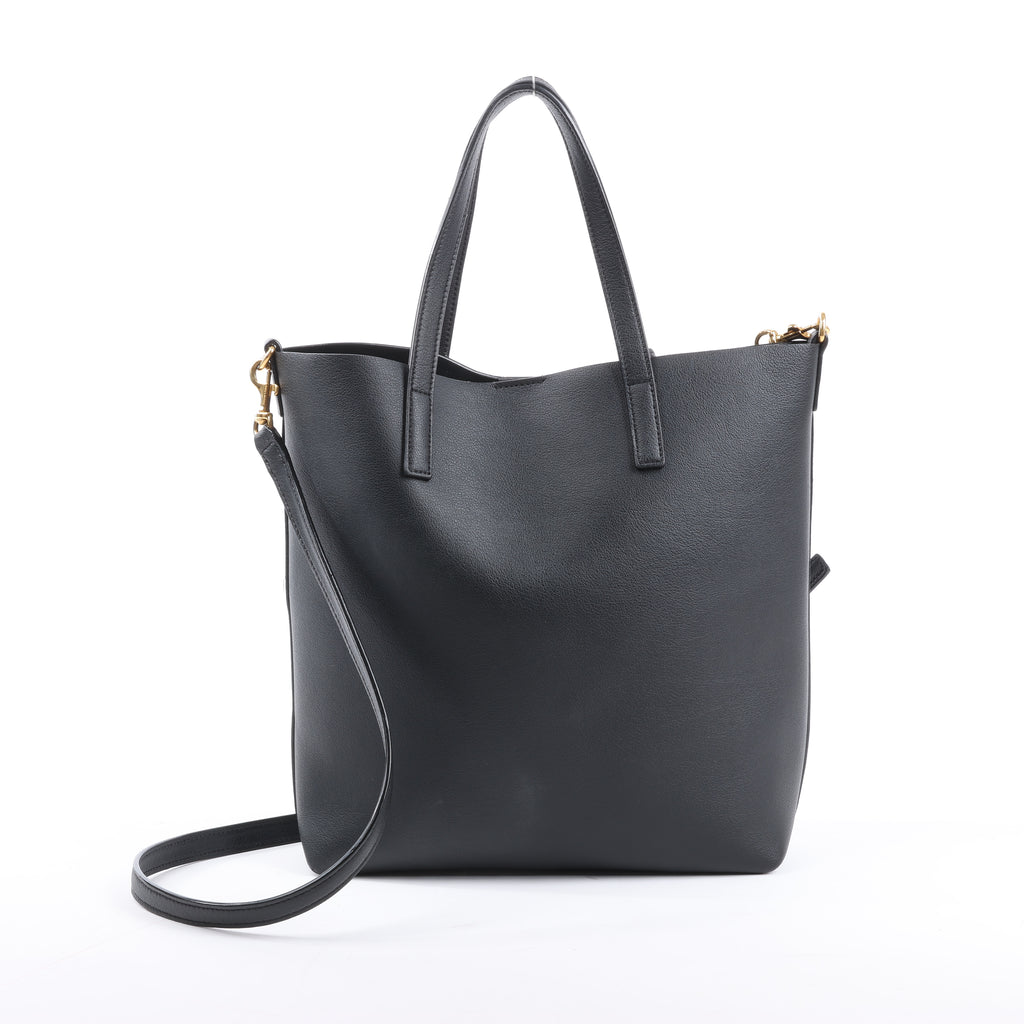 Saint Laurent Paris Toy Shopping Leather 2Way Handbag in Black