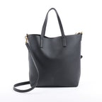 Saint Laurent Paris Toy Shopping Leather 2Way Handbag in Black