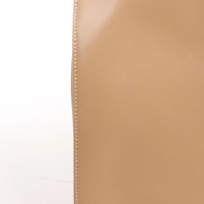 Saint Laurent Paris Uptown Leather Handbag in Beige 557653