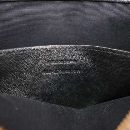 Saint Laurent Paris Uptown Leather Handbag in Beige 557653