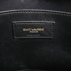 Saint Laurent Paris Uptown Leather Handbag in Beige 557653