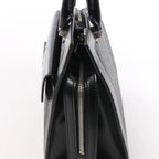 Saint Laurent Paris Uptown Small Leather x Raffia Handbag in Black 561203