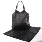 Saint Laurent Paris Tribute Large Leather Shoulder Bag in Brown