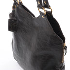 Saint Laurent Paris Tribute Large Leather Shoulder Bag in Brown