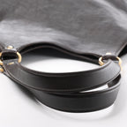 Saint Laurent Paris Tribute Large Leather Shoulder Bag in Brown