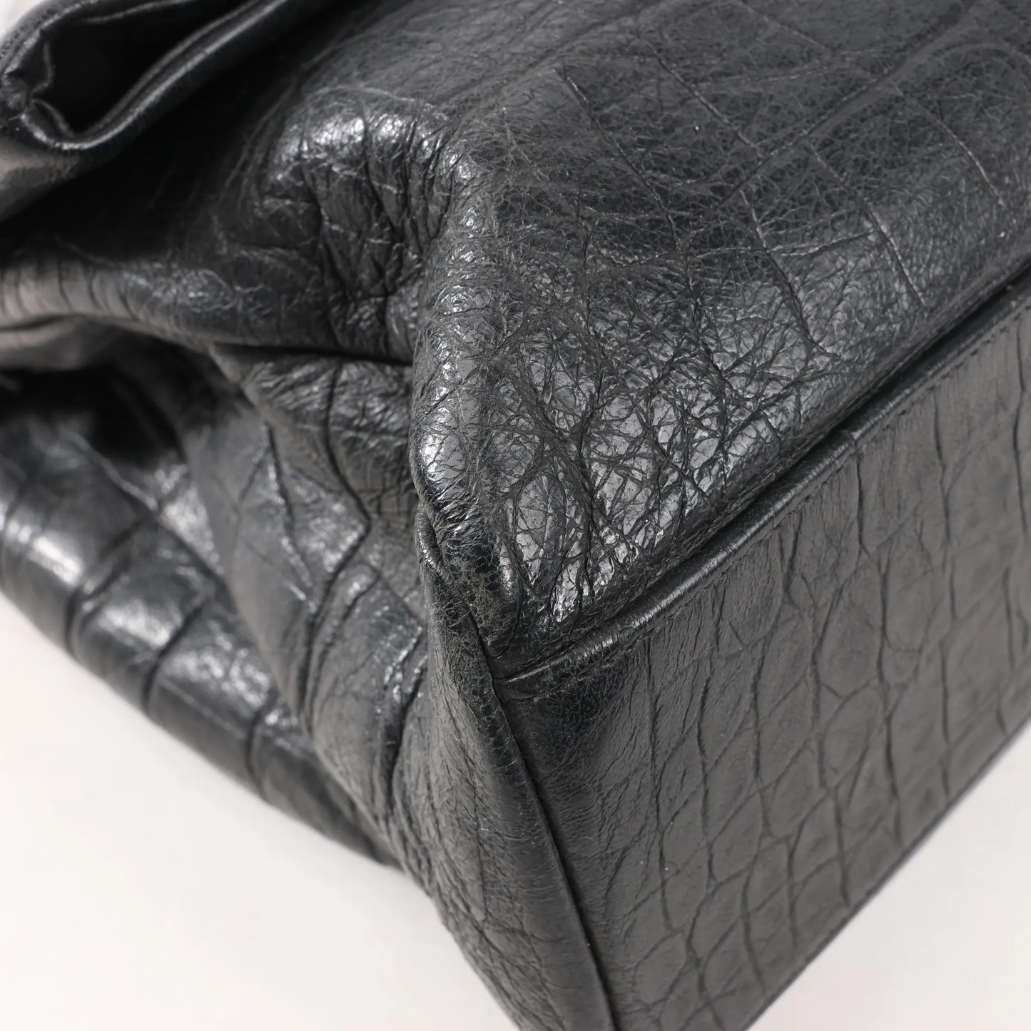 Saint Laurent Paris West Hollywood Leather Chain Shoulder Bag in Black 438176