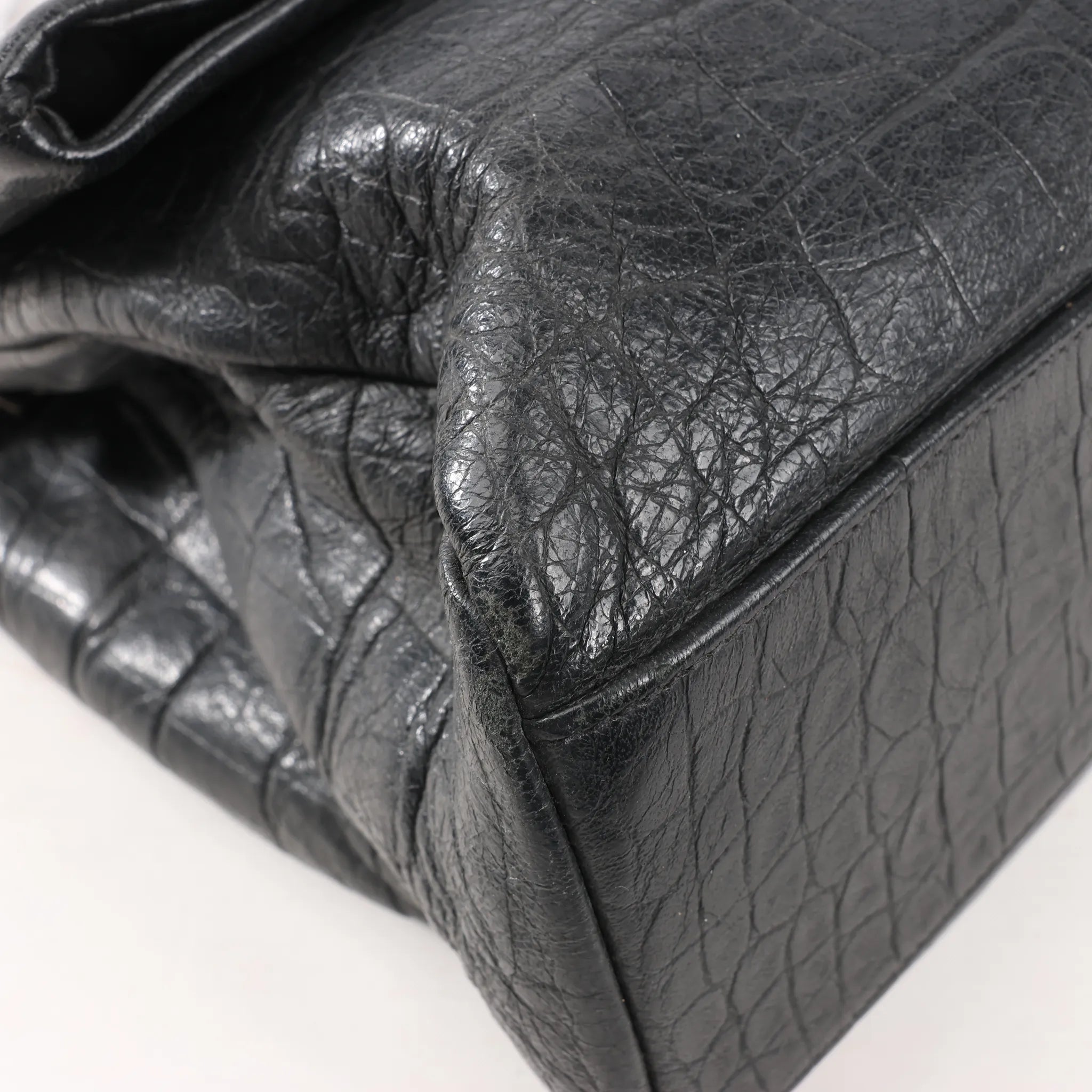 Saint Laurent Paris West Hollywood Leather Chain Shoulder Bag in Black 438176