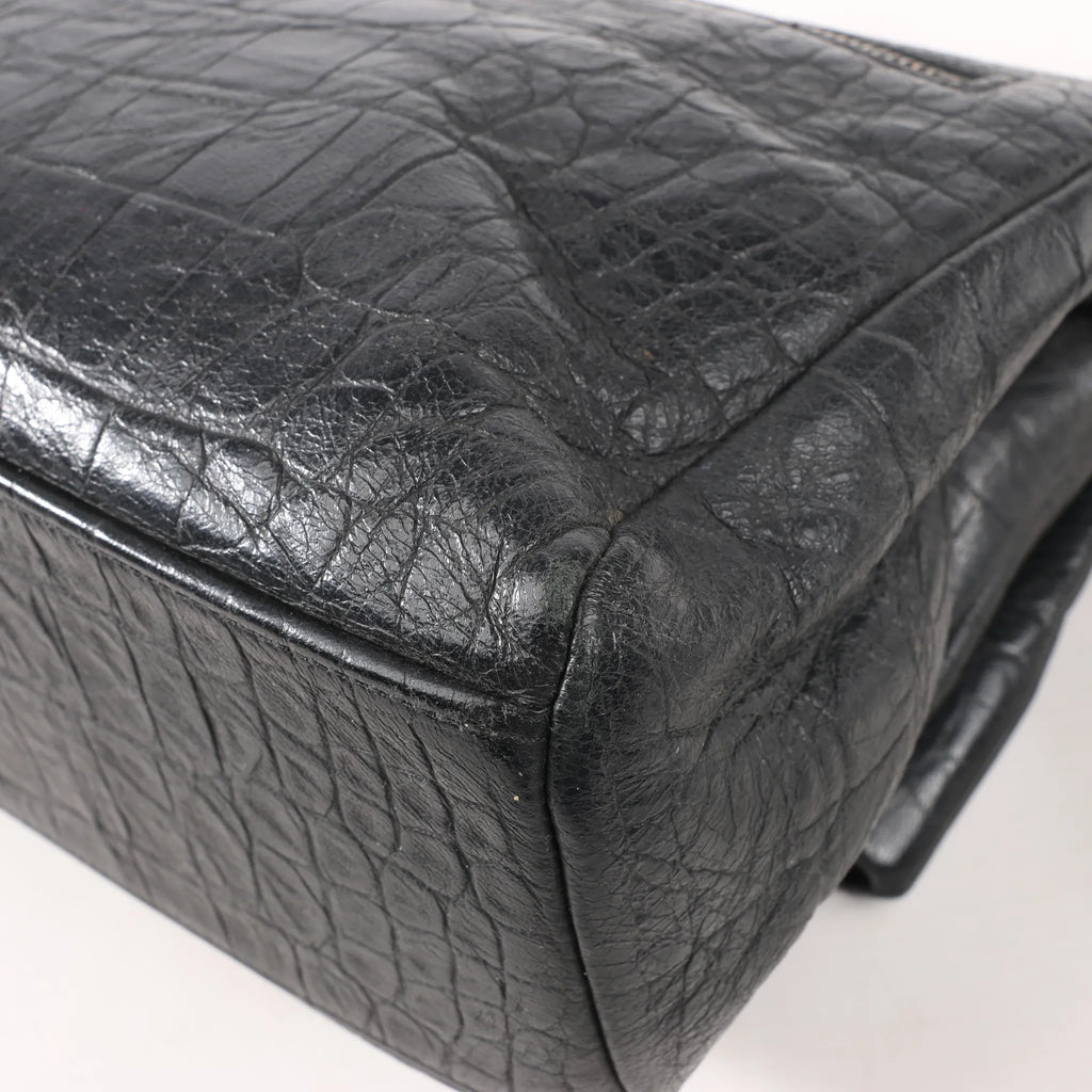 Saint Laurent Paris West Hollywood Leather Chain Shoulder Bag in Black 438176
