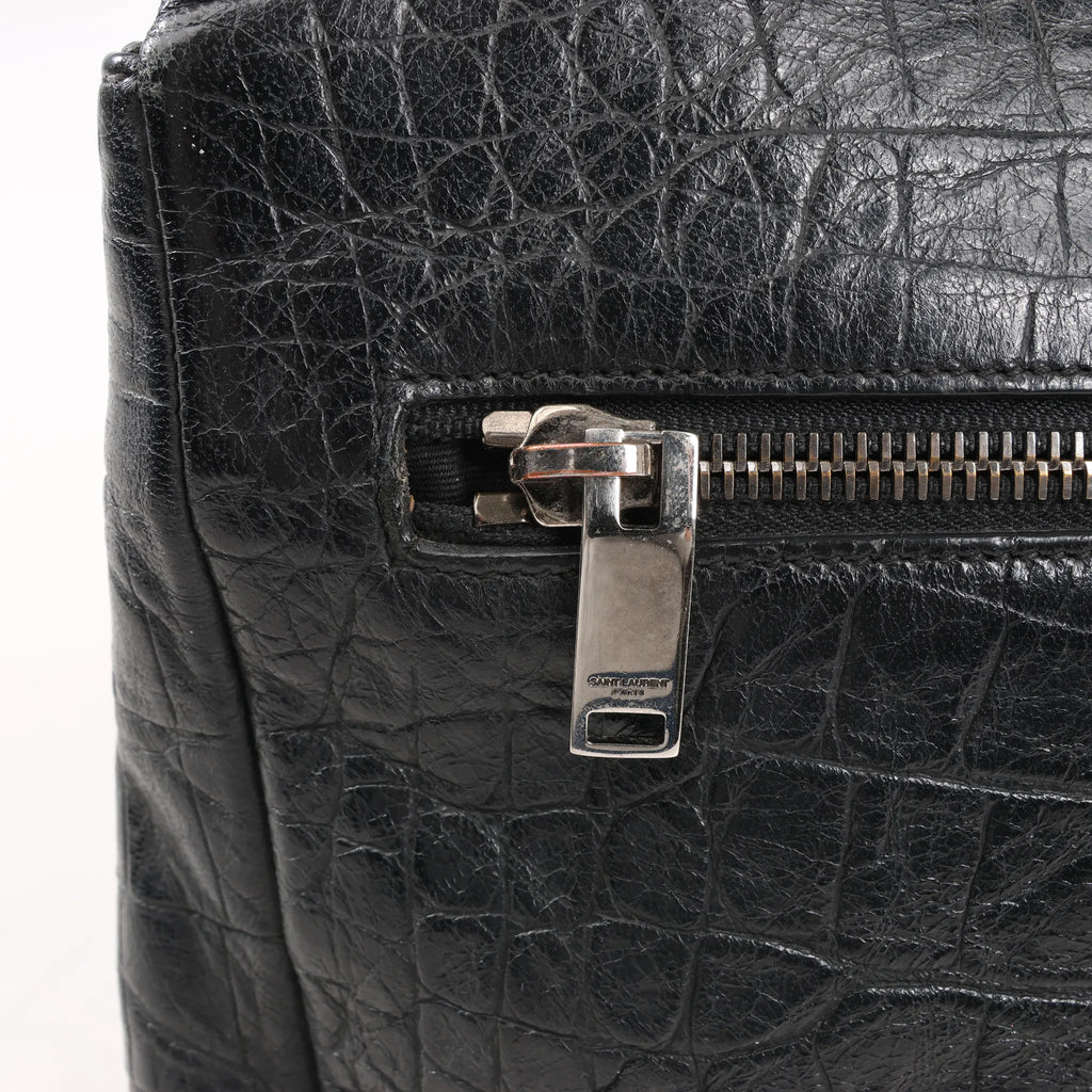 Saint Laurent Paris West Hollywood Leather Chain Shoulder Bag in Black 438176