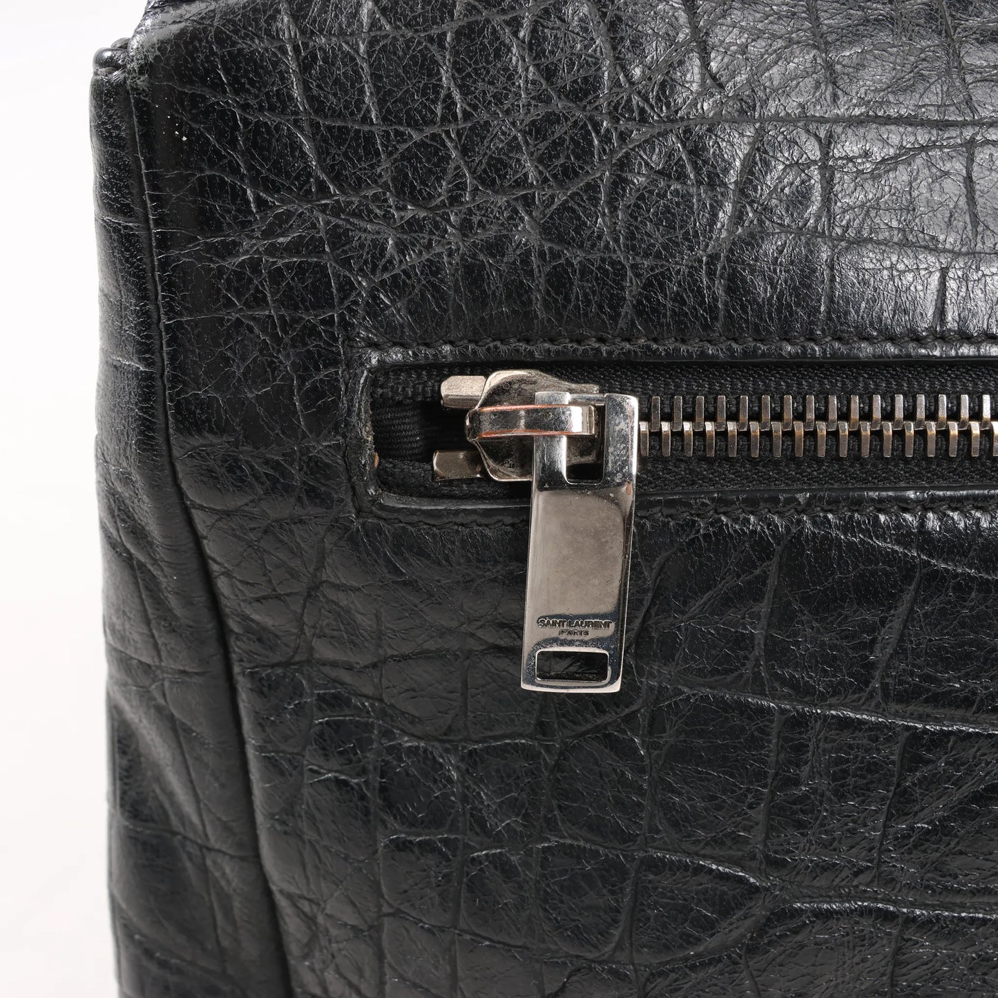 Saint Laurent Paris West Hollywood Leather Chain Shoulder Bag in Black 438176