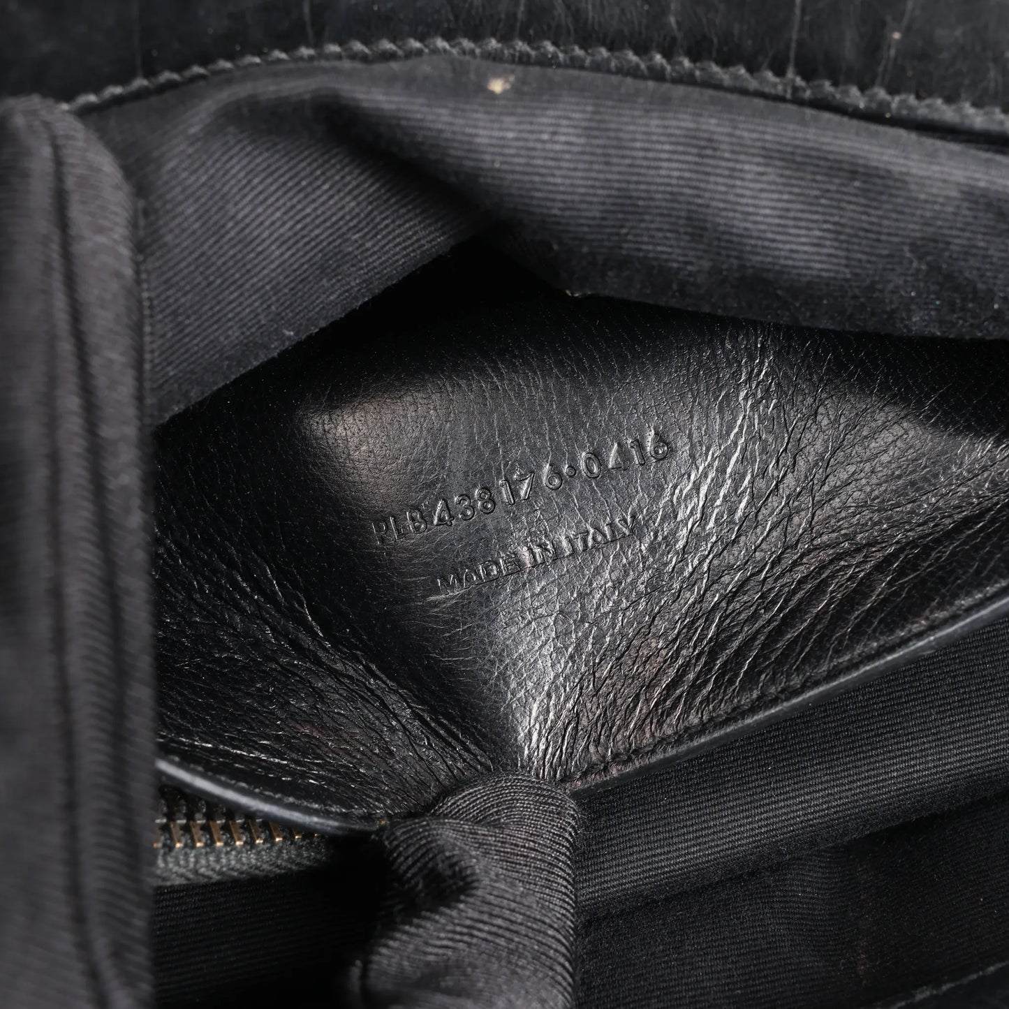 Saint Laurent Paris West Hollywood Leather Chain Shoulder Bag in Black 438176